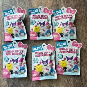 BLDR Hello Kitty & Friends Series 3 Lot of 6 Blind Bags